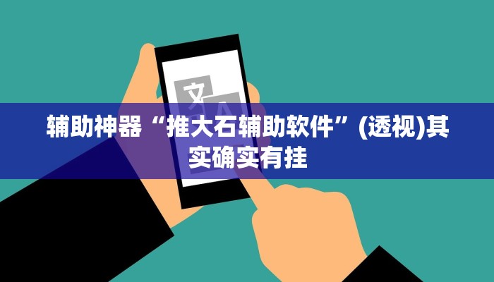 辅助神器“推大石辅助软件”(透视)其实确实有挂 辅助神器“推大石辅助软件”(透视)其实确实有挂
