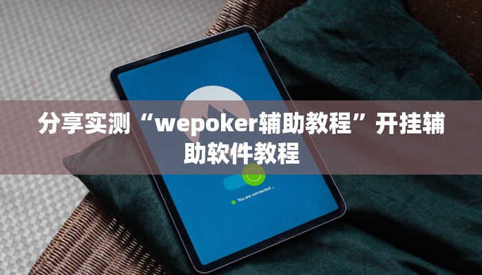 分享实测“wepoker辅助教程”开挂辅助软件教程