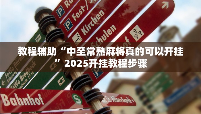 教程辅助“中至常熟麻将真的可以开挂”2025开挂教程步骤