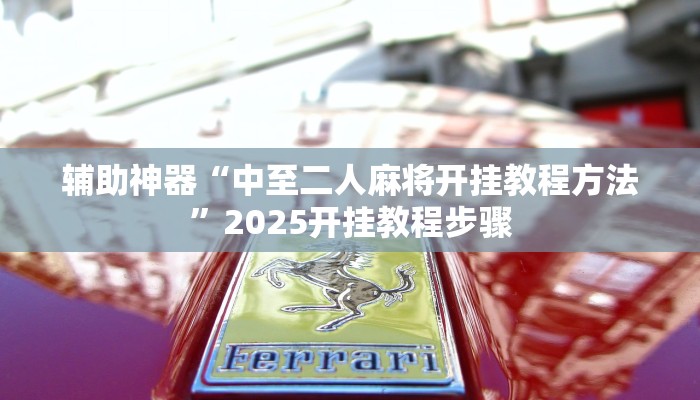 辅助神器“中至二人麻将开挂教程方法”2025开挂教程步骤 辅助神器“中至二人麻将开挂教程方法”2025开挂教程步骤
