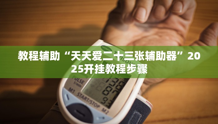 教程辅助“天天爱二十三张辅助器”2025开挂教程步骤 教程辅助“天天爱二十三张辅助器”2025开挂教程步骤