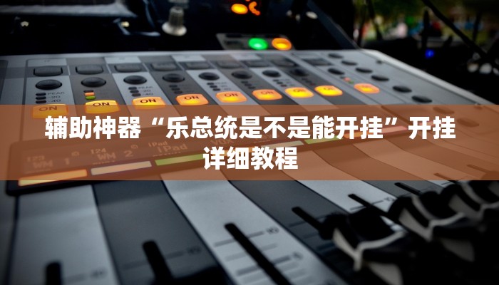 辅助神器“乐总统是不是能开挂”开挂详细教程