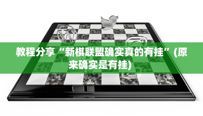教程分享“新棋联盟确实真的有挂”(原来确实是有挂) 教程分享“新棋联盟确实真的有挂”(原来确实是有挂)