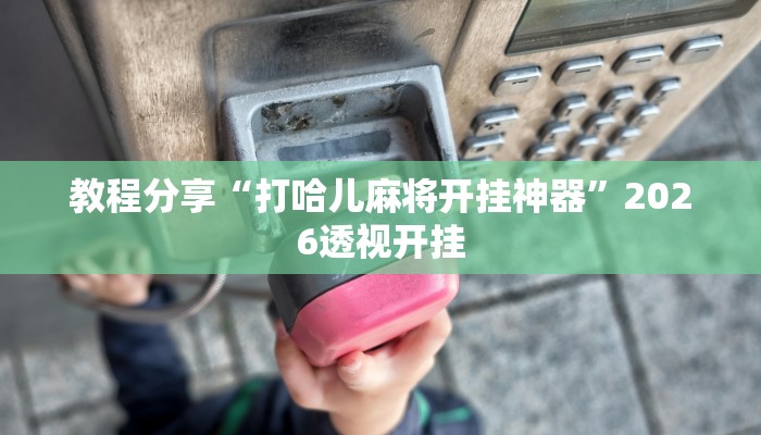 教程分享“打哈儿麻将开挂神器”2026透视开挂