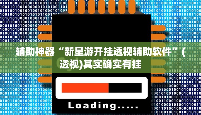 辅助神器“新星游开挂透视辅助软件”(透视)其实确实有挂