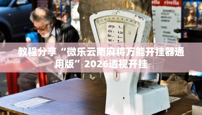 教程分享“微乐云南麻将万能开挂器通用版”2026透视开挂
