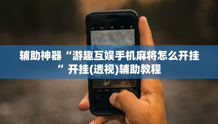 辅助神器“游趣互娱手机麻将怎么开挂”开挂(透视)辅助教程 辅助神器“游趣互娱手机麻将怎么开挂”开挂(透视)辅助教程