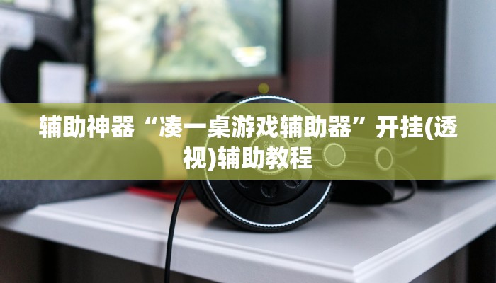 辅助神器“凑一桌游戏辅助器”开挂(透视)辅助教程