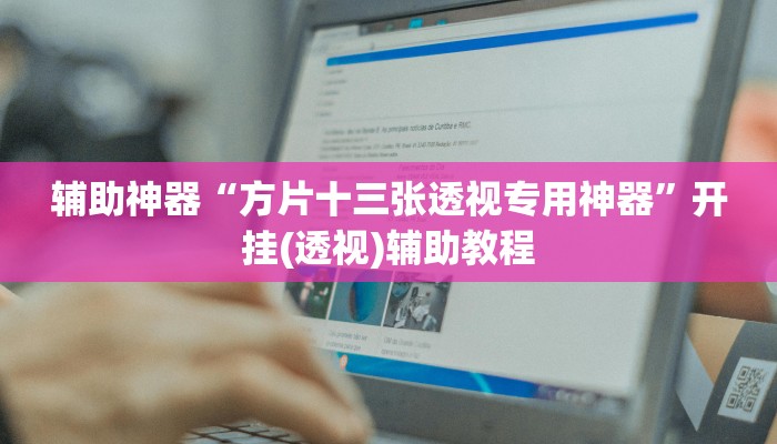 辅助神器“方片十三张透视专用神器”开挂(透视)辅助教程