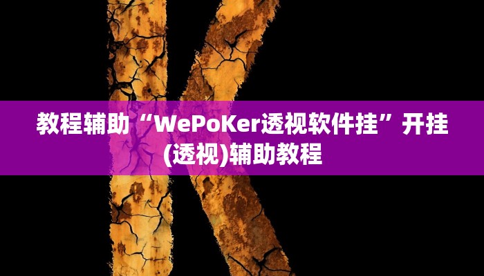 教程辅助“WePoKer透视软件挂”开挂(透视)辅助教程 教程辅助“WePoKer透视软件挂”开挂(透视)辅助教程