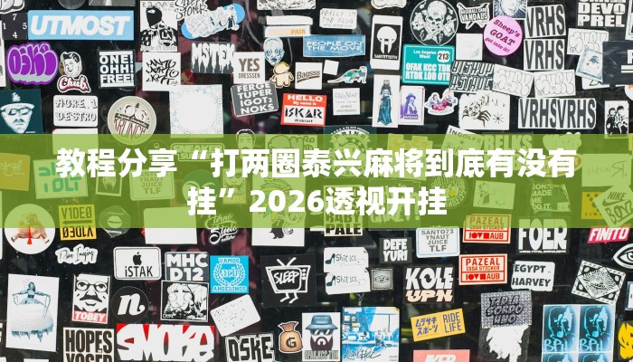 教程分享“打两圈泰兴麻将到底有没有挂”2026透视开挂