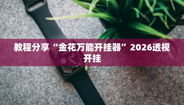 教程分享“金花万能开挂器”2026透视开挂