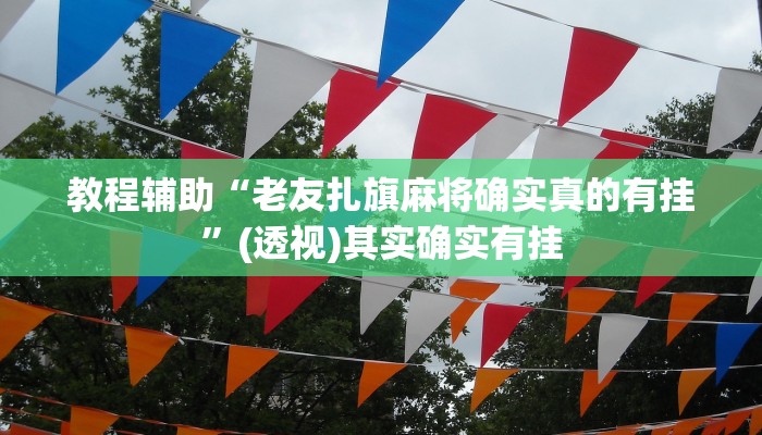 教程辅助“老友扎旗麻将确实真的有挂”(透视)其实确实有挂