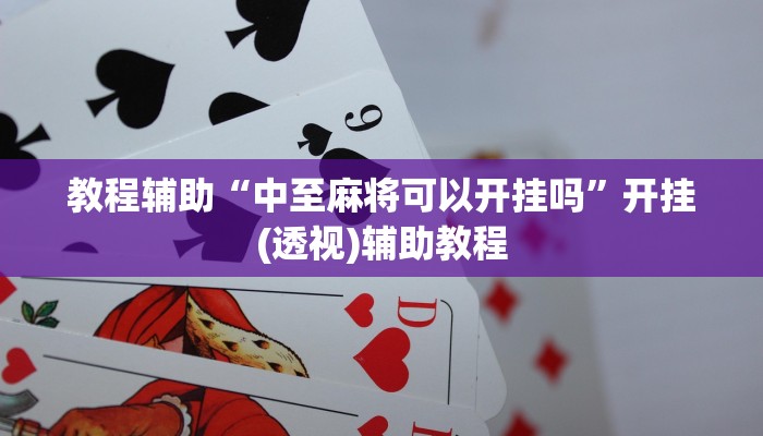 教程辅助“中至麻将可以开挂吗”开挂(透视)辅助教程 教程辅助“中至麻将可以开挂吗”开挂(透视)辅助教程