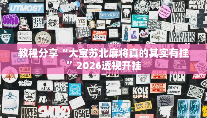 教程分享“大宝苏北麻将真的其实有挂”2026透视开挂 教程分享“大宝苏北麻将真的其实有挂”2026透视开挂