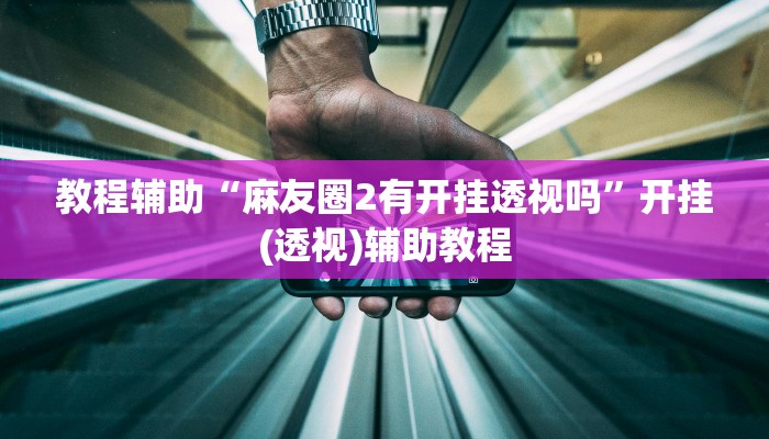 教程辅助“麻友圈2有开挂透视吗”开挂(透视)辅助教程